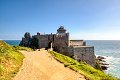 HDR bezienswardigheden Fort la Latte chateau kasteel castle bretagne brittany cap cape frehel kust coast cote seashore rivage pointe de vue viewpoint